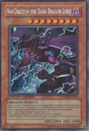 Van'Dalgyon the Dark Dragon Lord, Yu-Gi-Oh! R Volume 1 promotional card · YR01-EN001