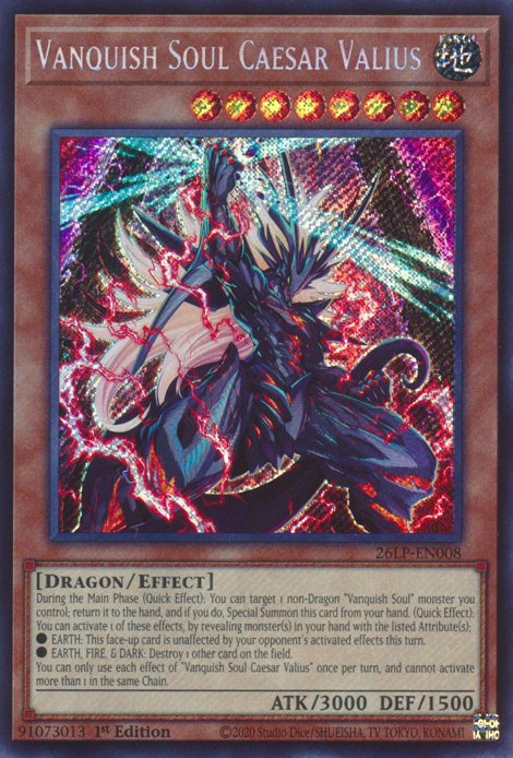 Vanquish Soul Caesar Valius, Limited Pack World Championship 2026 · 26LP-EN008