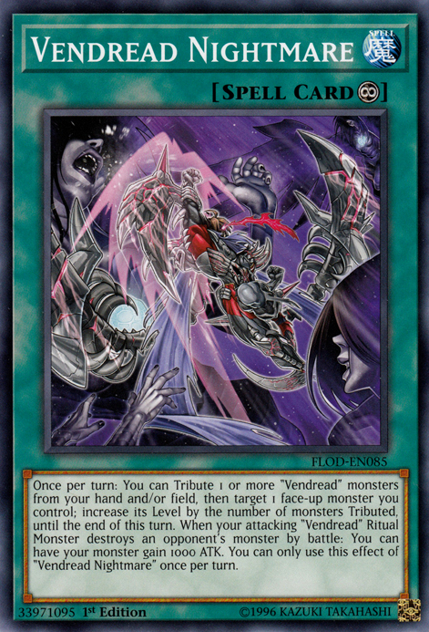 Vendread Nightmare, Flames of Destruction Sneak Peek Participation Card · FLOD-EN085