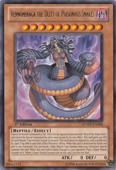 Vennominaga the Deity of Poisonous Snakes, Ra Yellow Mega Pack · RYMP-EN068