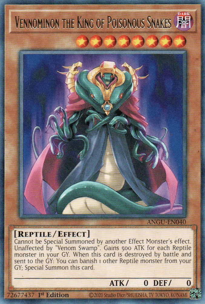 Vennominon the King of Poisonous Snakes, Ancient Guardians · ANGU-EN040