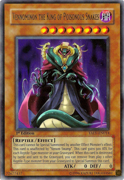 Vennominon the King of Poisonous Snakes, Tactical Evolution Sneak Peek Participation Card · TAEV-EN014