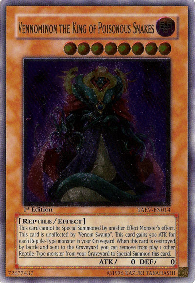 Vennominon the King of Poisonous Snakes, Tactical Evolution Sneak Peek Participation Card · TAEV-EN014