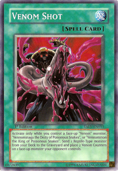 Venom Shot, Tactical Evolution Sneak Peek Participation Card · TAEV-EN053