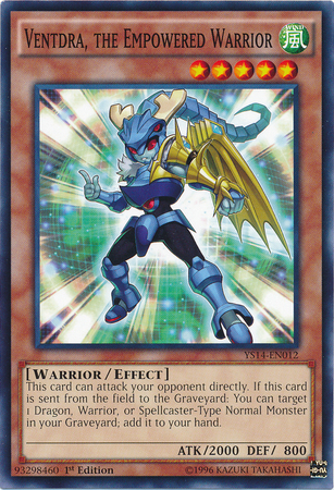 Ventdra, the Empowered Warrior, Space-Time Showdown Power-Up Pack · YS14-EN012