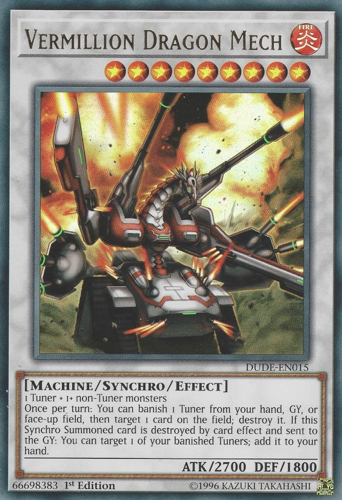 Vermillion Dragon Mech, Duel Devastator · DUDE-EN015