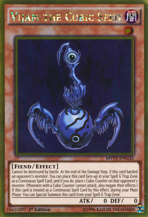 Vijam the Cubic Seed, Yu-Gi-Oh! The Dark Side of Dimensions Movie Pack · MVP1-ENG32