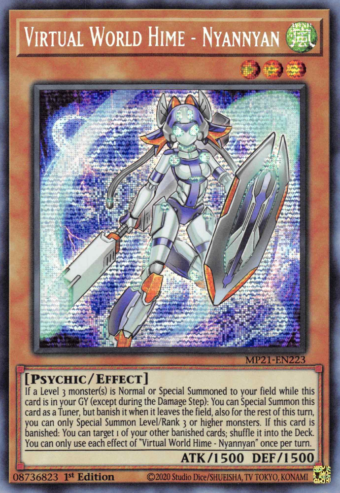 Virtual World Hime - Nyannyan, 2021 Tin of Ancient Battles · MP21-EN223