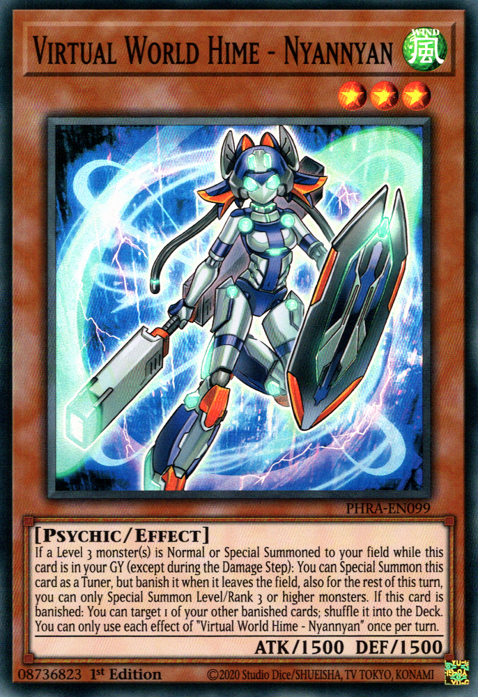 Virtual World Hime - Nyannyan, Phantom Rage Premiere! promotional card · PHRA-EN099