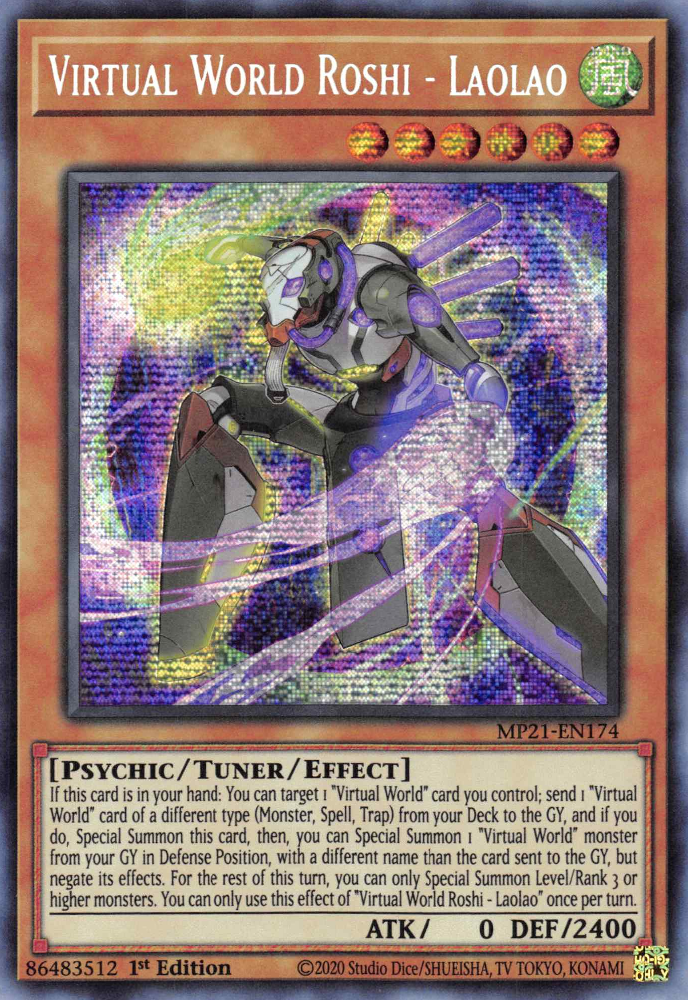 Virtual World Roshi - Laolao, 2021 Tin of Ancient Battles · MP21-EN174