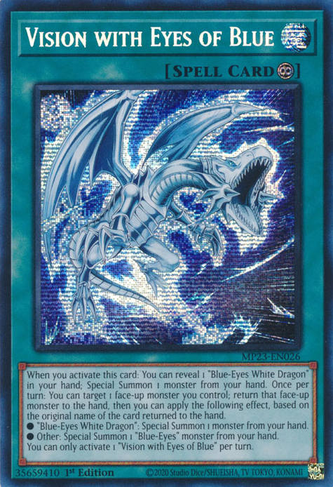 Vision with Eyes of Blue, 25th Anniversary Tin: Dueling Heroes Mega Pack · MP23-EN026
