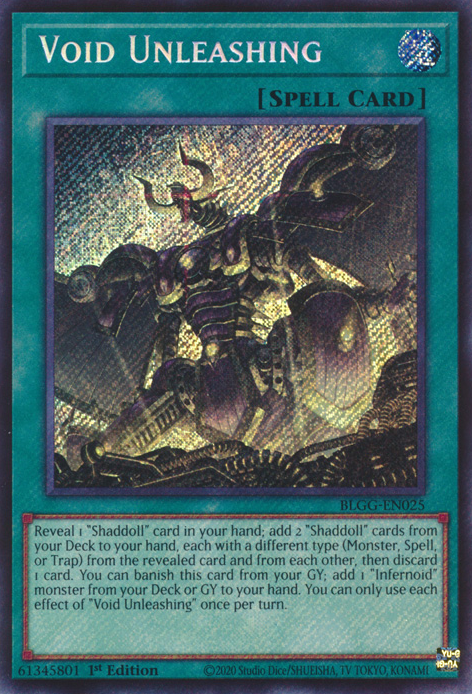 Void Unleashing, Battles of Legend: Glorious Gallery · BLGG-EN025