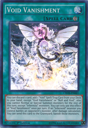 Void Vanishment, Crossed Souls Sneak Peek Participation Card · CROS-EN061