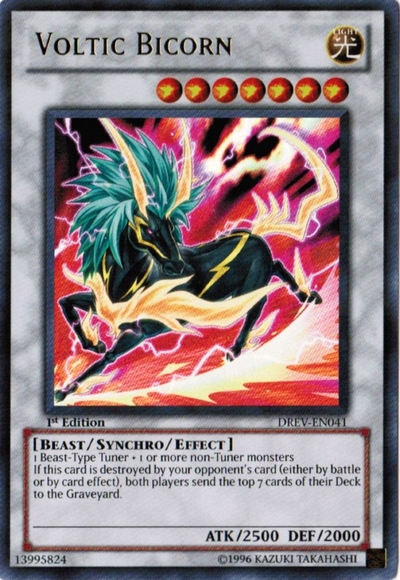 Voltic Bicorn, Duelist Revolution Sneak Peek Participation Card · DREV-EN041