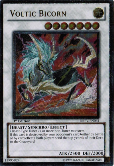 Voltic Bicorn, Duelist Revolution Sneak Peek Participation Card · DREV-EN041