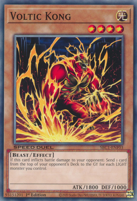 Voltic Kong, Speed Duel: Streets of Battle City · SBC1-ENF03