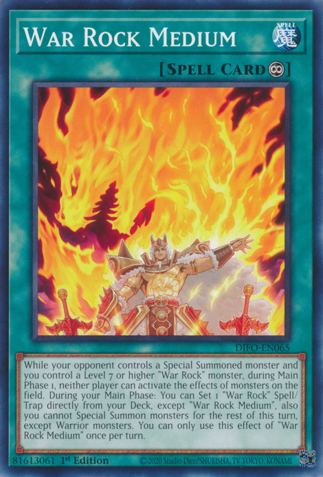 War Rock Medium, Dimension Force · DIFO-EN065