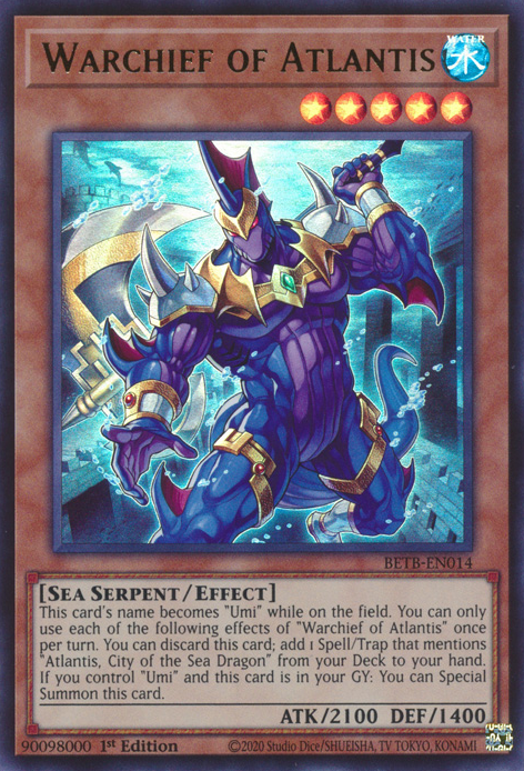 Warchief of Atlantis, Beyond the Brave · BETB-EN014
