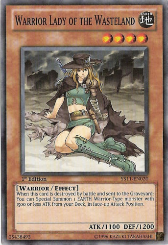 Warrior Lady of the Wasteland, Starter Deck: Dawn of the Xyz · YS11-EN020