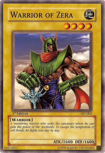 Warrior of Zera, Ancient Sanctuary · AST-002