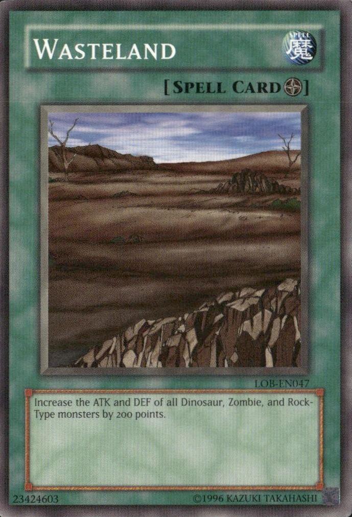 Wasteland, Legend of Blue Eyes White Dragon · LOB-047