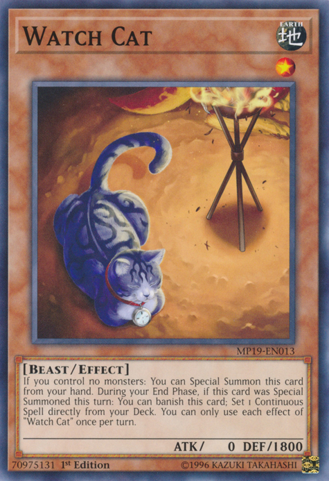 Watch Cat, 2019 Gold Sarcophagus Tin Mega Pack · MP19-EN013