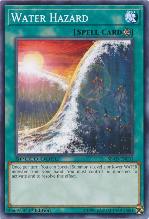 Water Hazard, Speed Duel: Attack from the Deep · SBAD-EN033