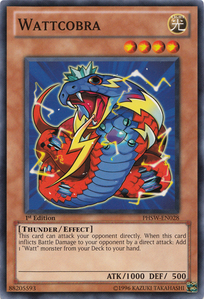 Wattcobra, Photon Shockwave Sneak Peek Participation Card · PHSW-EN028
