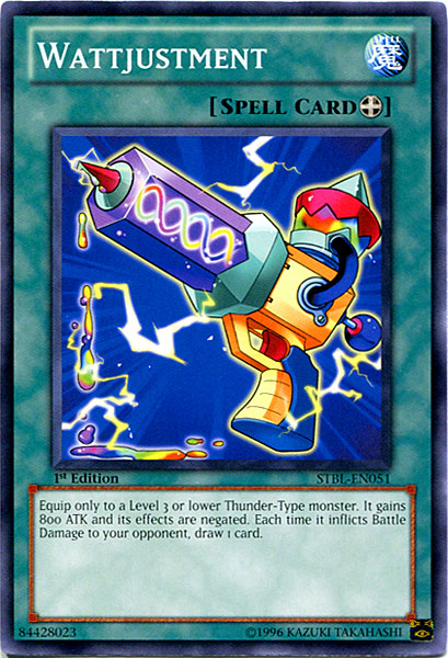 Wattjustment, Starstrike Blast Sneak Peek Participation Card · STBL-EN051