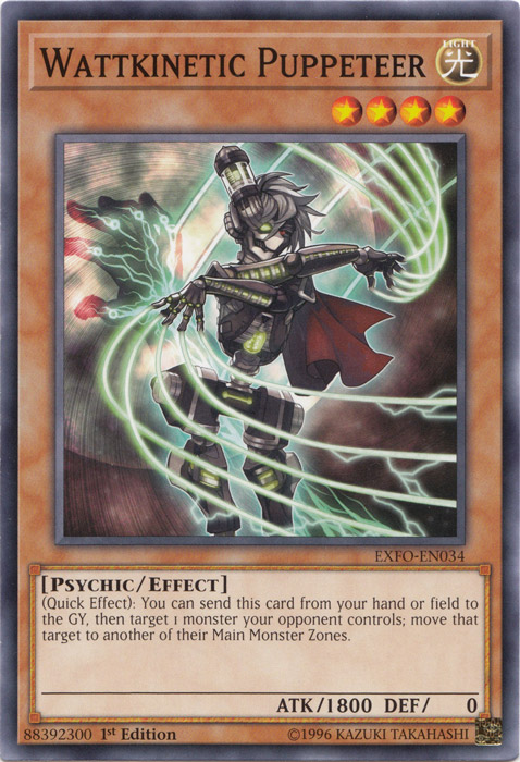 Wattkinetic Puppeteer, Extreme Force Sneak Peek Participation Card · EXFO-EN034