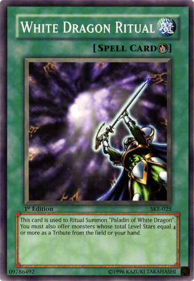 White Dragon Ritual, Starter Deck: Kaiba Evolution · SKE-025