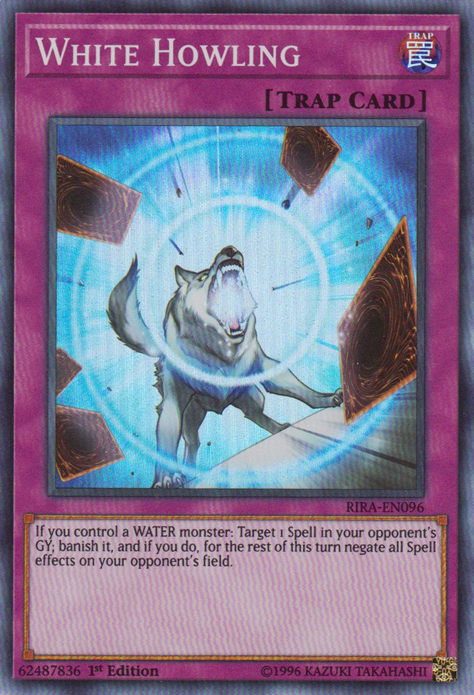 White Howling, Rising Rampage Sneak Peek Participation Card · RIRA-EN096