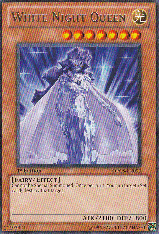 White Night Queen, Order of Chaos Sneak Peek Participation Card · ORCS-EN090