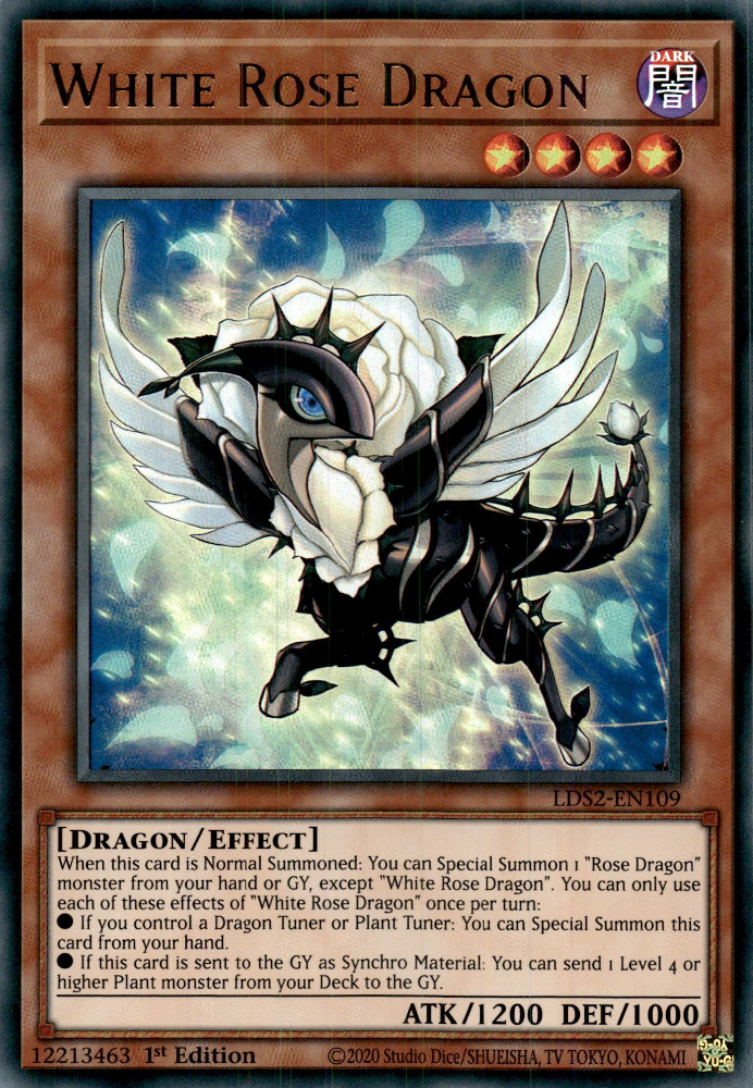 White Rose Dragon, Legendary Duelists: Season 2 · LDS2-EN109