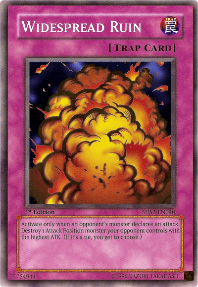 Widespread Ruin, Starter Deck: Yu-Gi-Oh! 5D's 2009 · 5DS2-EN040