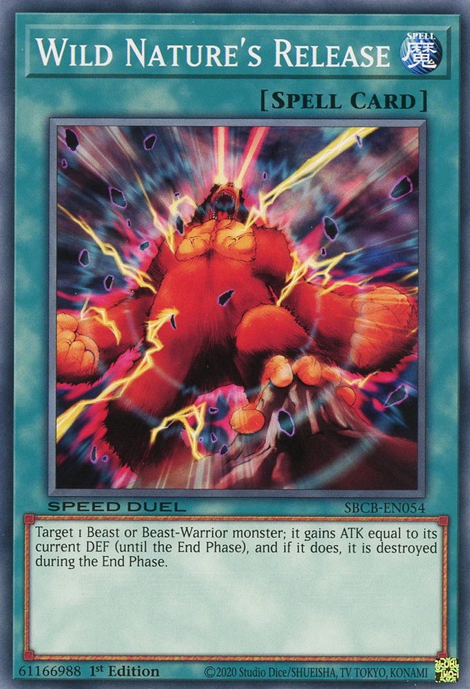 Wild Nature's Release, Speed Duel: Battle City Box · SBCB-EN054