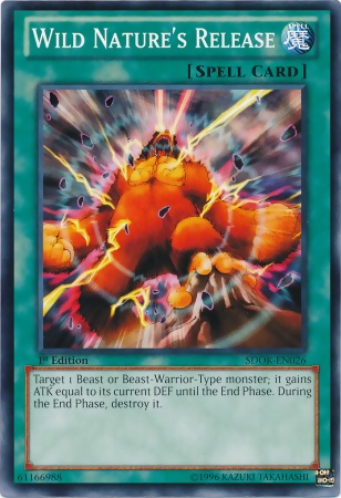 Wild Nature's Release, Onslaught of the Fire Kings Structure Deck · SDOK-EN026