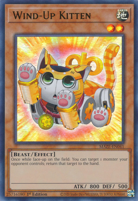 Wind-Up Kitten, Maze of Memories · MAZE-EN041