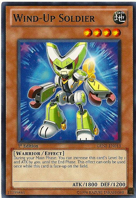 Wind-Up Soldier, Generation Force Sneak Peek Participation Card · GENF-EN013