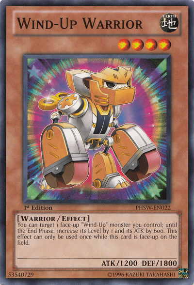Wind-Up Warrior, Photon Shockwave Sneak Peek Participation Card · PHSW-EN022
