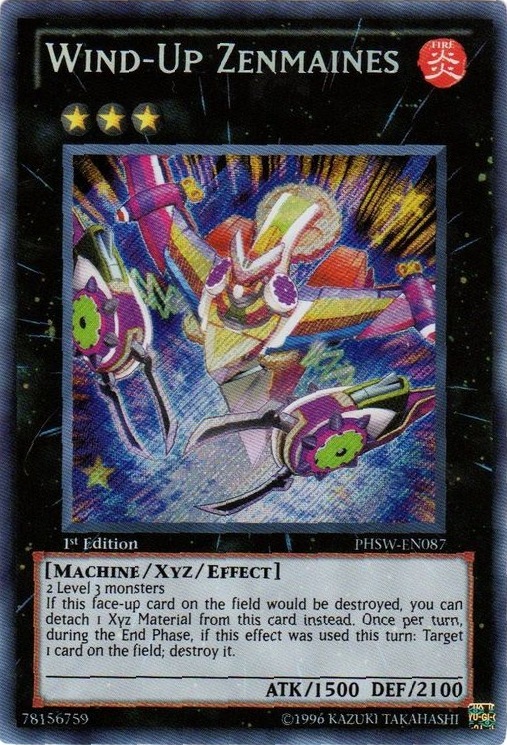 Wind-Up Zenmaines, Photon Shockwave Sneak Peek Participation Card · PHSW-EN087