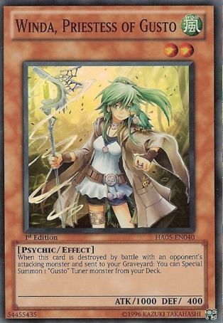 Winda, Priestess of Gusto, Hidden Arsenal 5: Steelswarm Invasion · HA05-EN040