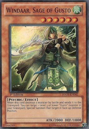 Windaar, Sage of Gusto, Hidden Arsenal 5: Steelswarm Invasion · HA05-EN042