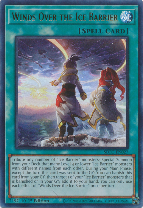 Winds Over the Ice Barrier, Structure Deck: Freezing Chains · SDFC-EN027