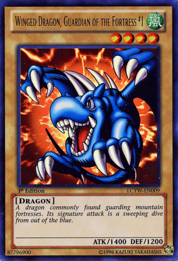 Winged Dragon, Guardian of the Fortress #1, Legendary Collection 3: Yugi's World Mega Pack · LCYW-EN009