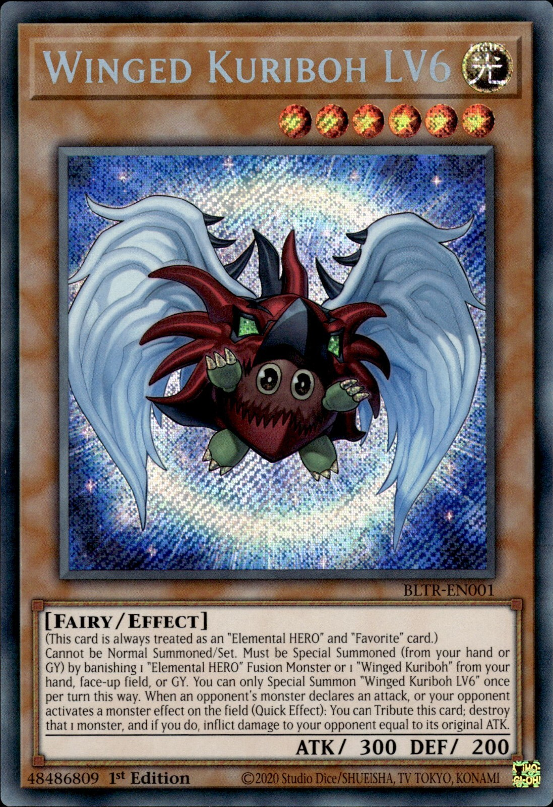 Winged Kuriboh LV6, Battles of Legend: Terminal Revenge · BLTR-EN001
