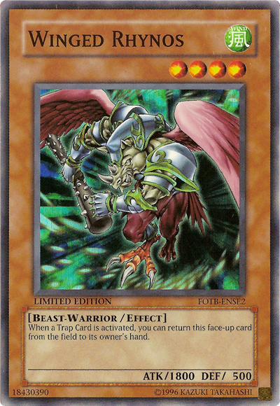 Winged Rhynos, Force of the Breaker Sneak Peek Participation Card · FOTB-ENSE2