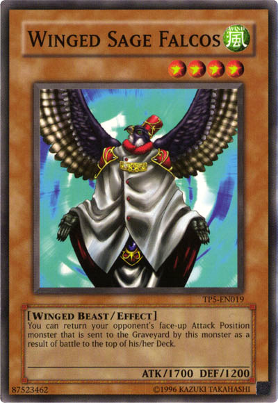 Winged Sage Falcos, Tournament Pack 5 · TP5-EN019