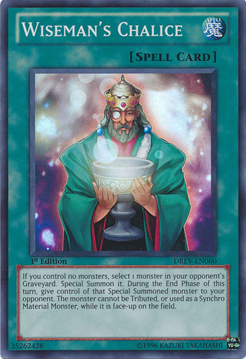 Wiseman's Chalice, Duelist Revolution Sneak Peek Participation Card · DREV-EN060