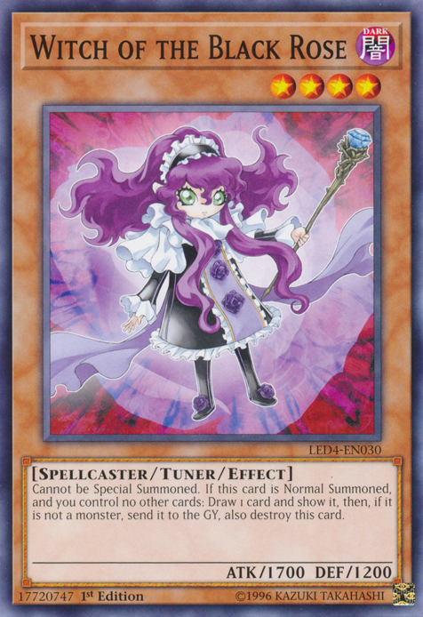 Witch of the Black Rose, Legendary Duelists: Sisters of the Rose · LED4-EN030